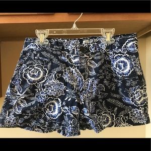 Gap Shorts 2R Blue Flowers